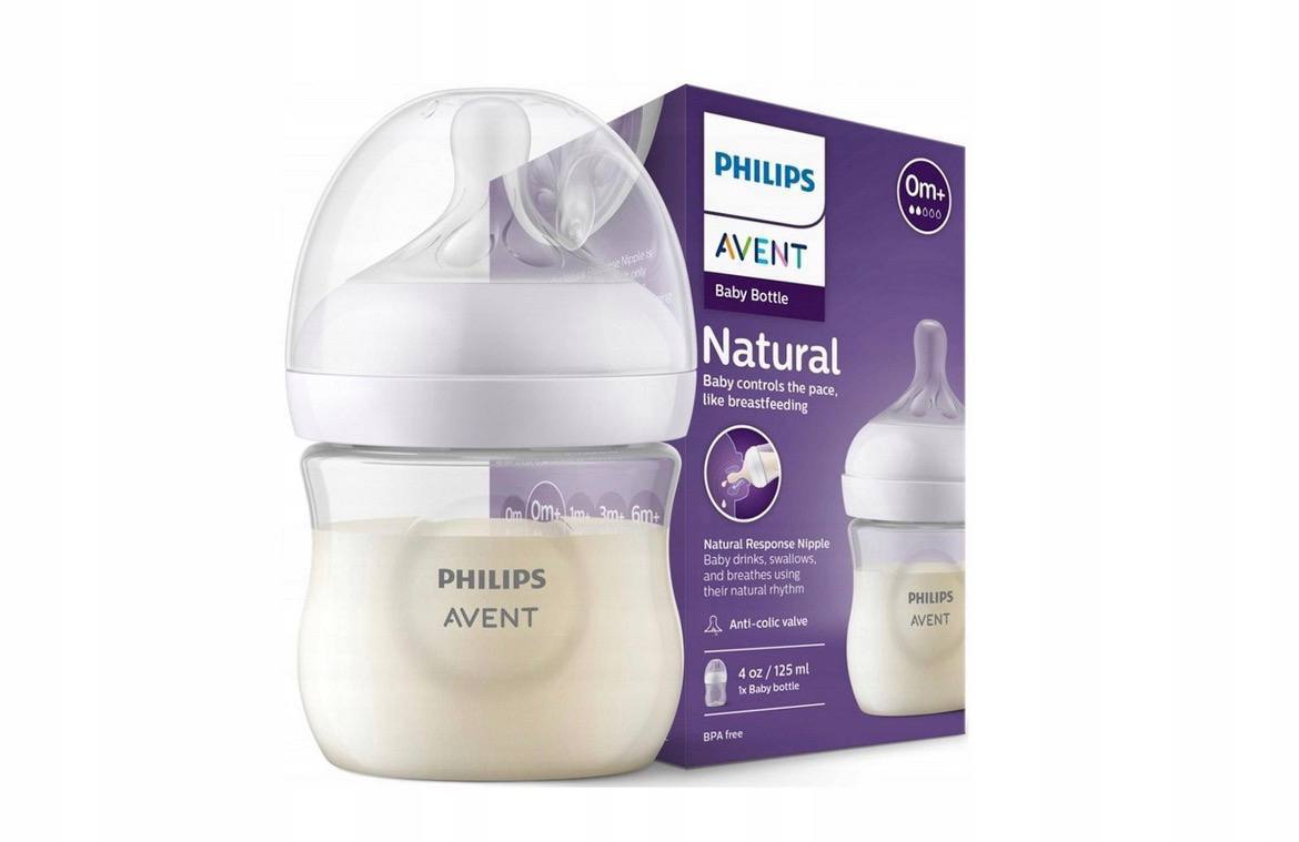 Бутылочка Philips Avent Natural 125 мл, 0м+