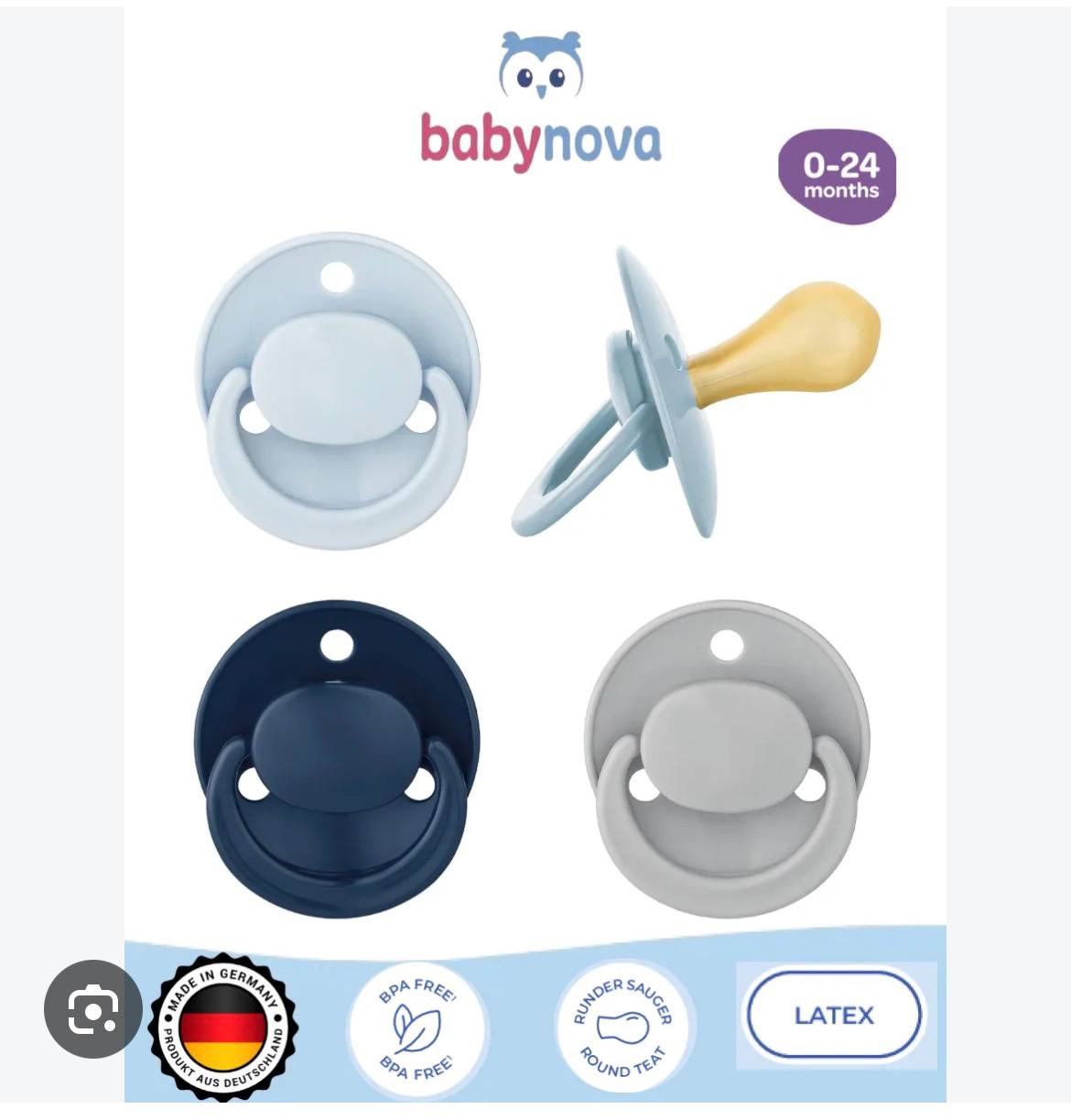 Бутылочка Baboo с листиками, новая