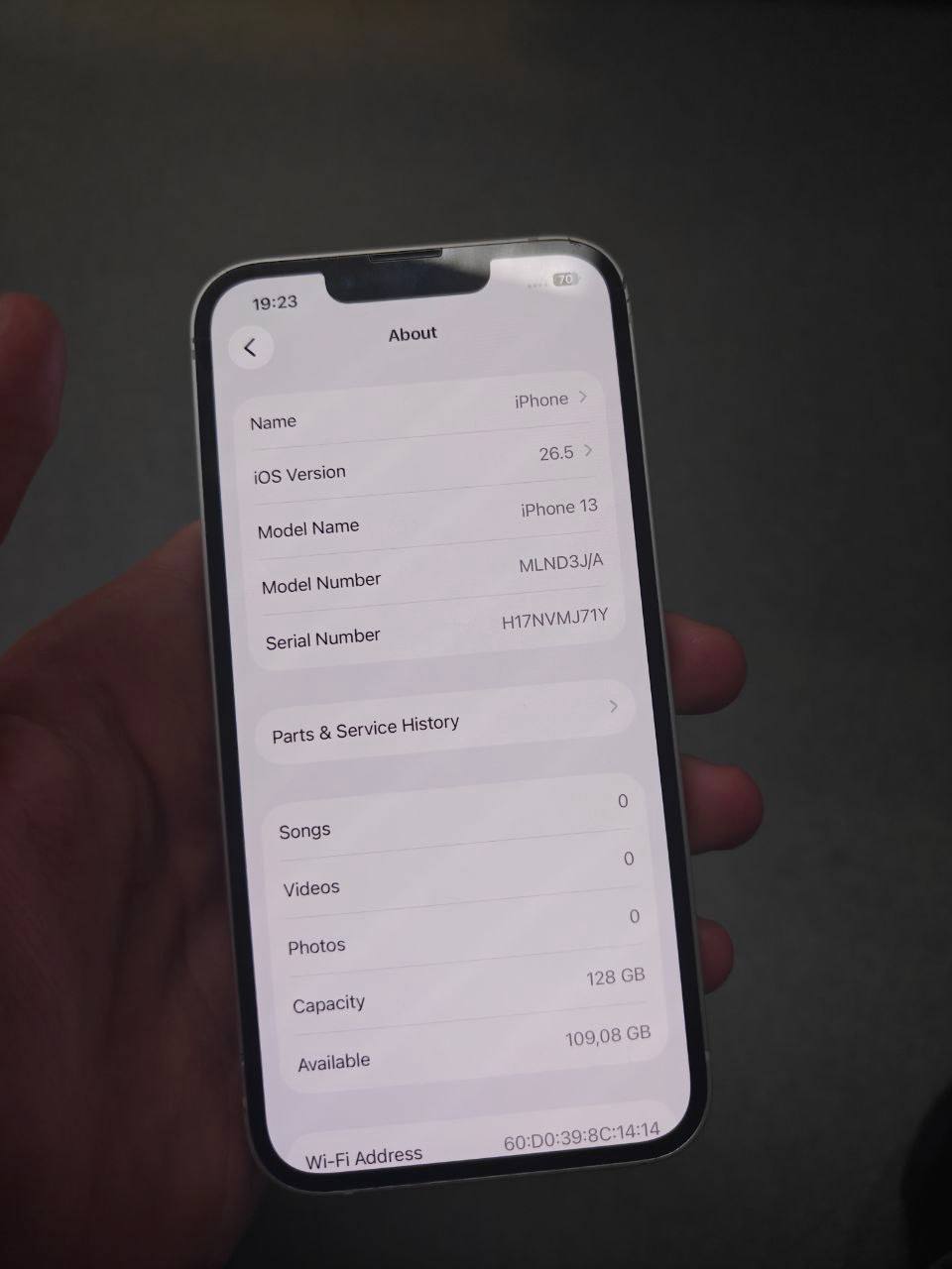 iPhone 13 White 128GB