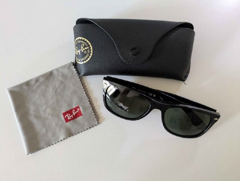 Очки Ray-Ban Original Wayfarer Classic (Polished Black / G-15 Green)