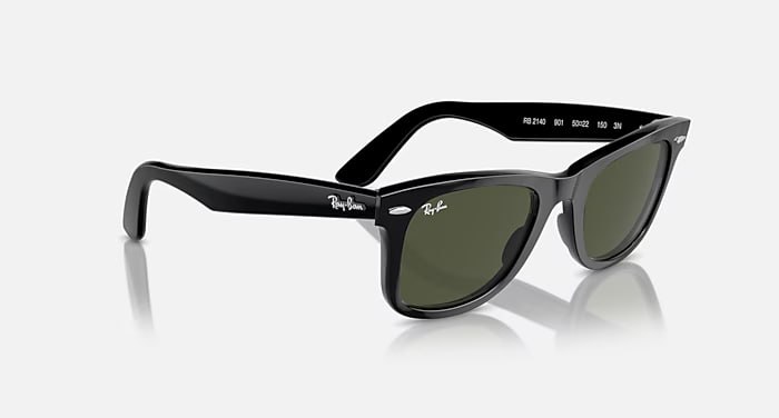 Очки Ray-Ban Original Wayfarer Classic (Polished Black / G-15 Green)