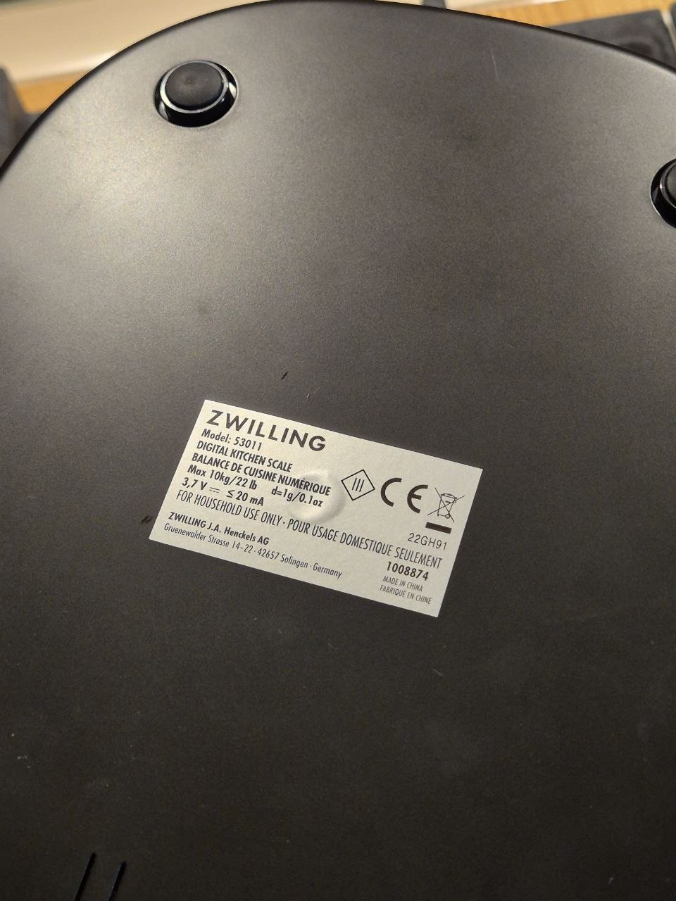Zwilling кухонные весы