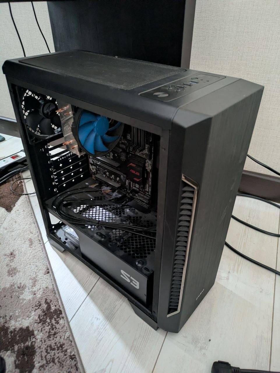 Комплект: ASUS B250 + Intel Core i7-7700 + кулер DeepCool + корпус Zalman S3