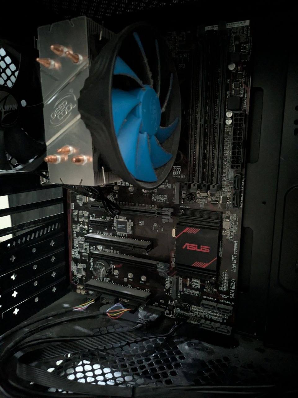 Комплект: ASUS B250 + Intel Core i7-7700 + кулер DeepCool + корпус Zalman S3
