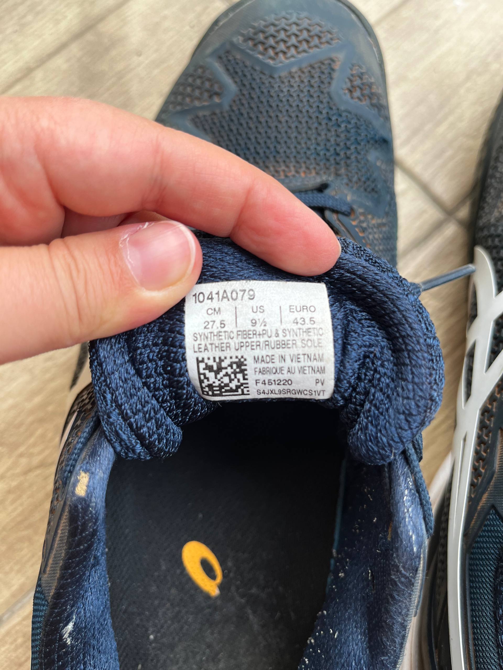 Теннисные кроссовки ASICS DYNABLAST 4, размер 43