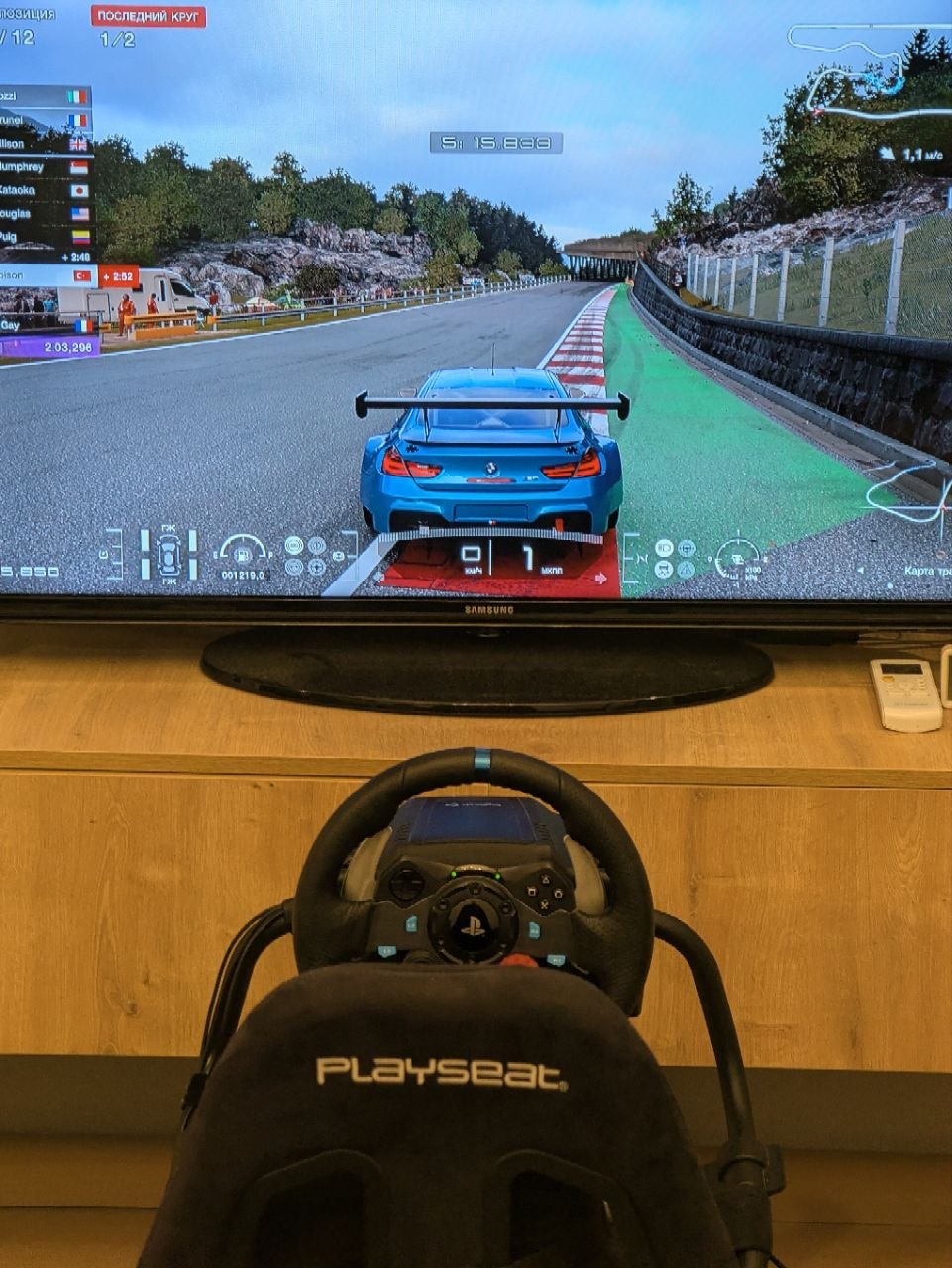 Руль Logitech G29 + кресло Playseat (комплект с педалями)