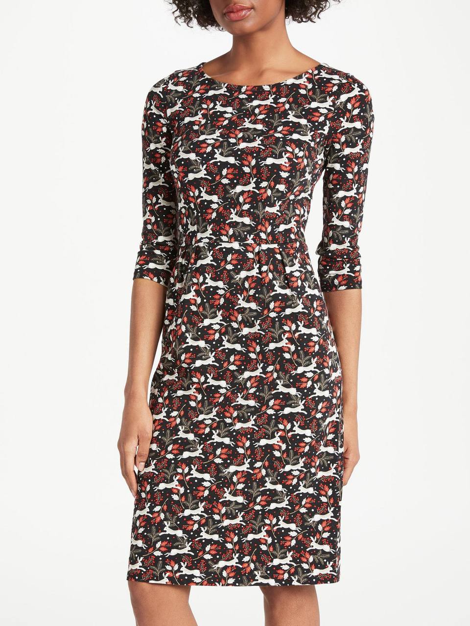 Платье Boden Penny Jersey Dress с принтом зайцы, размер L