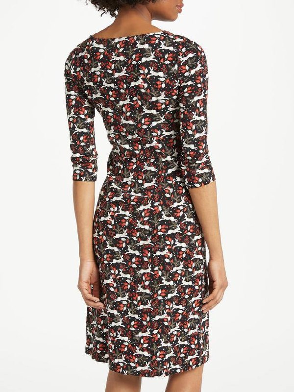 Платье Boden Penny Jersey Dress с принтом зайцы, размер L