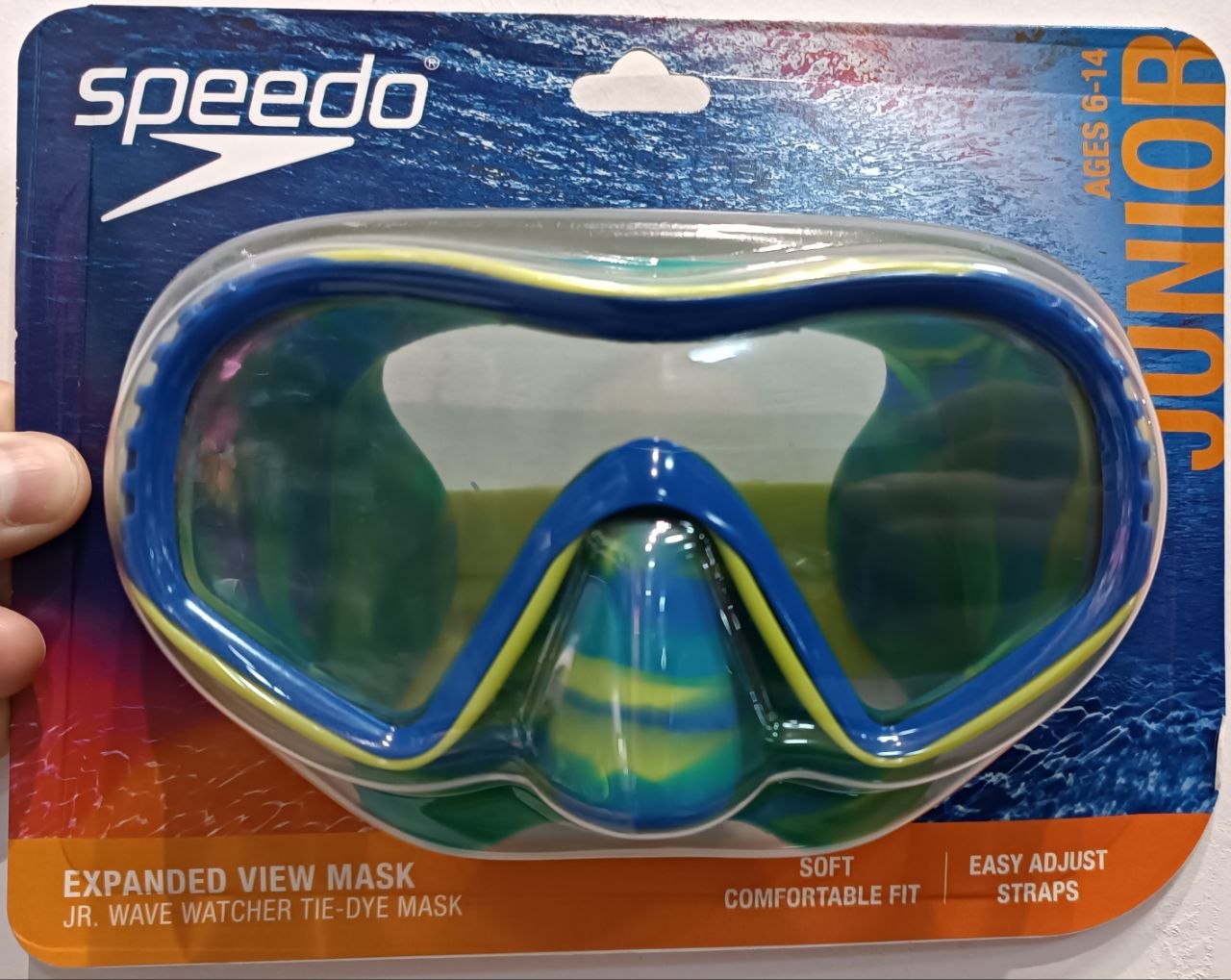Маска для дайвинга и снорклинга Speedo Expanded View Mask JR (6-14 лет)
