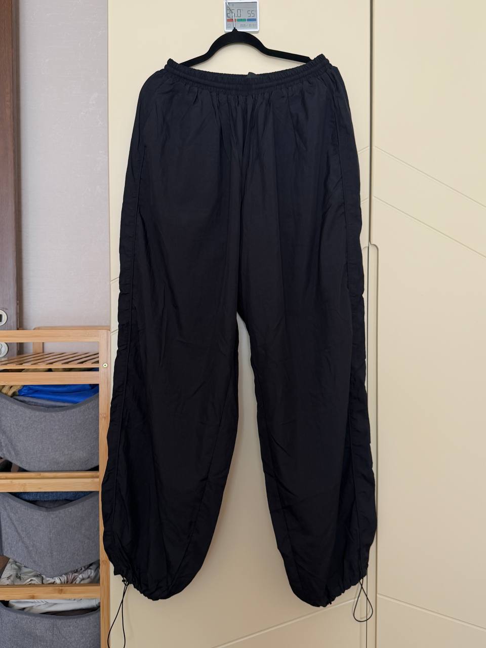 Черные брюки Ushatava Garderobe оверсайз унисекс