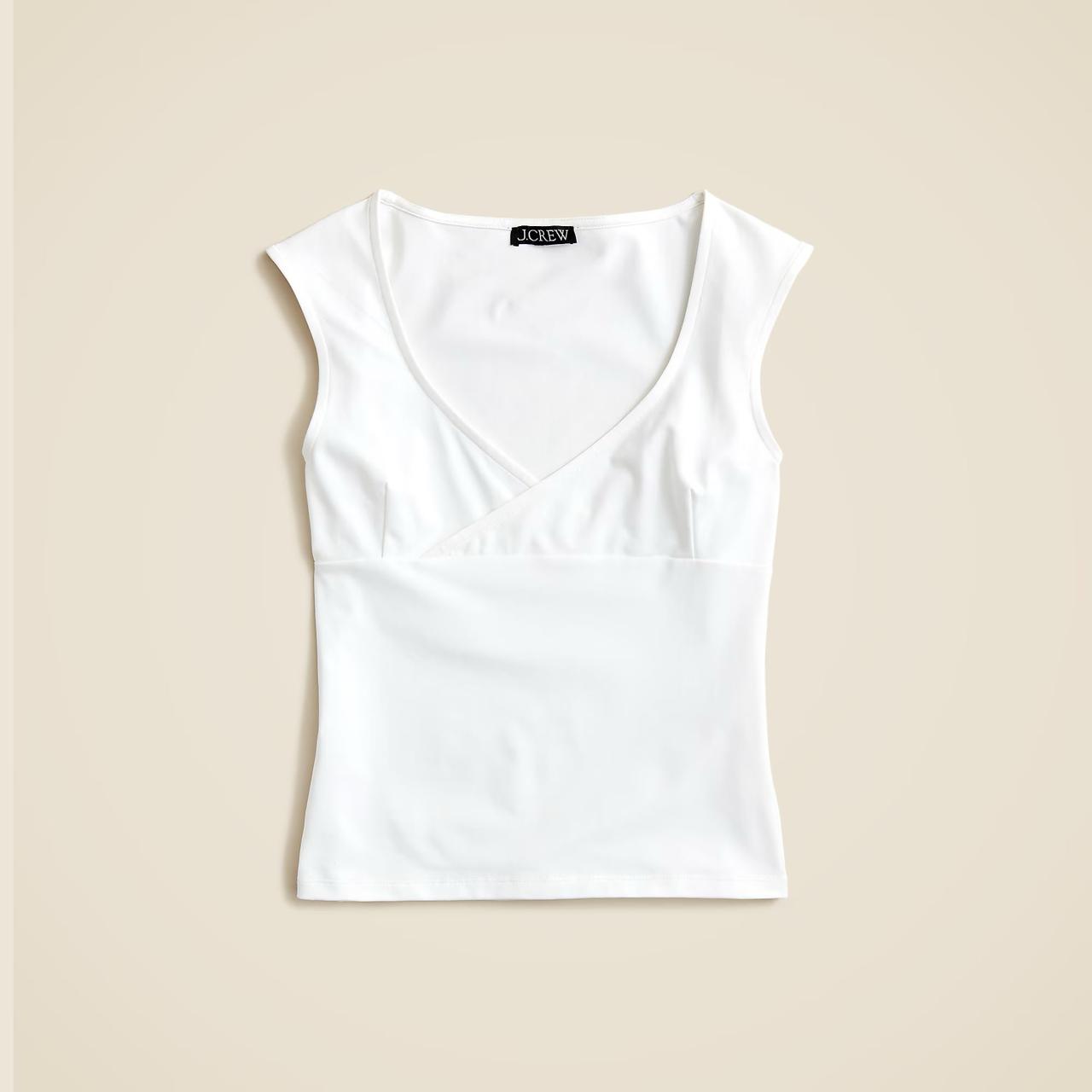Белый топ J.Crew, новый с биркой, размер S