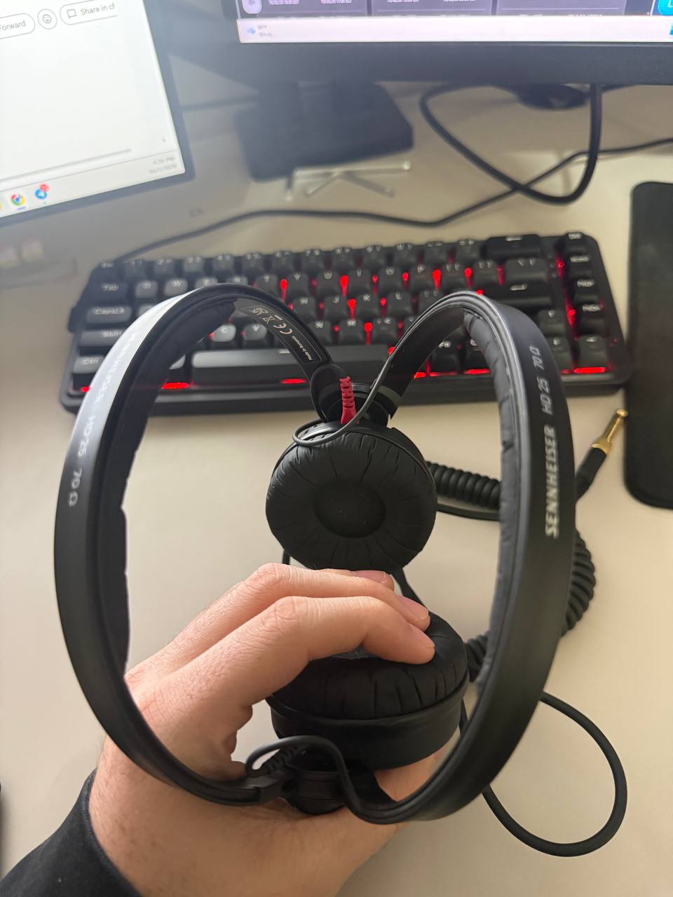 Sennheiser HD 25 Plus накладные студийные наушники