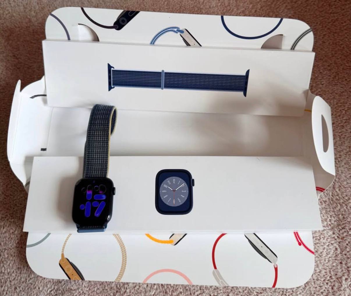 Apple Watch Series 8, 45mm, Midnight Aluminum Case