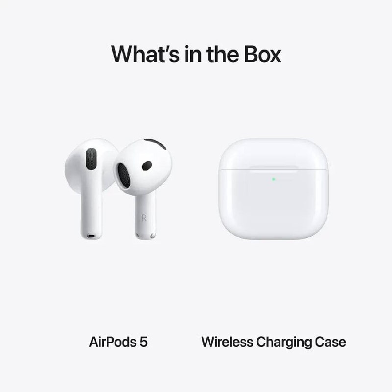 Apple AirPods 5 с зарядным кейсом