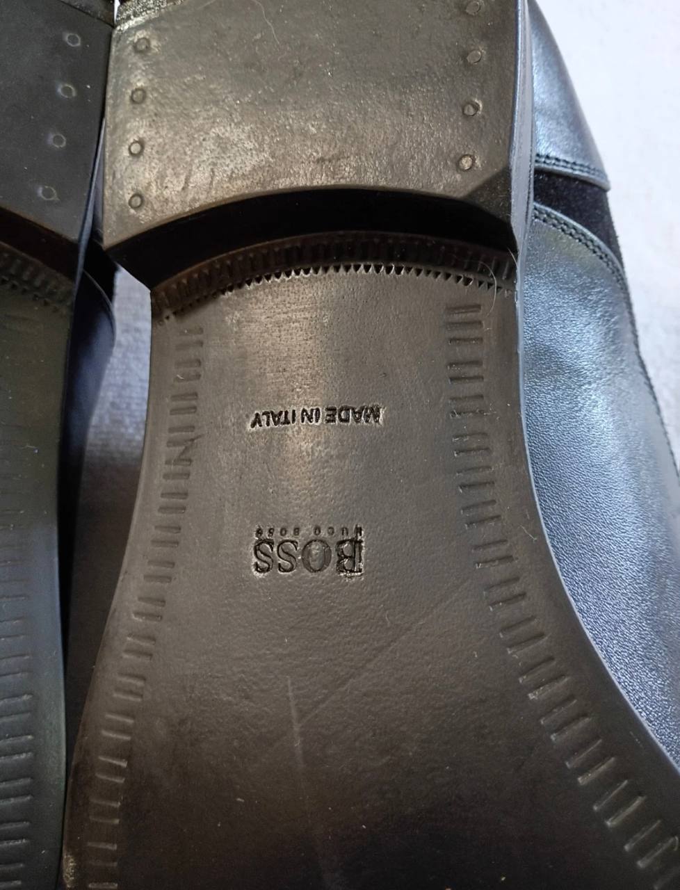 Hugo Boss Мужские туфли, размер 46, тёмно-синие