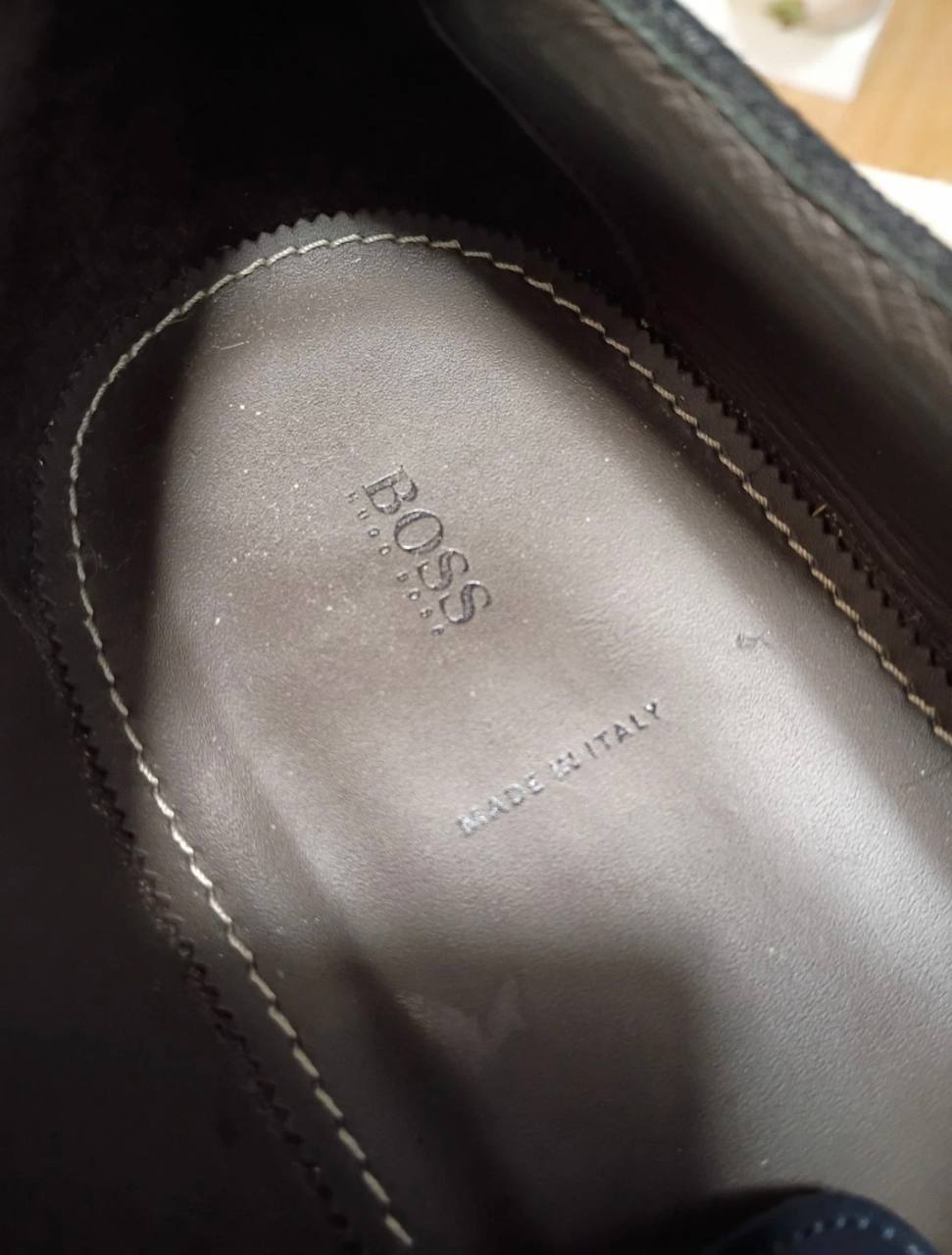 Hugo Boss Мужские туфли, размер 46, тёмно-синие