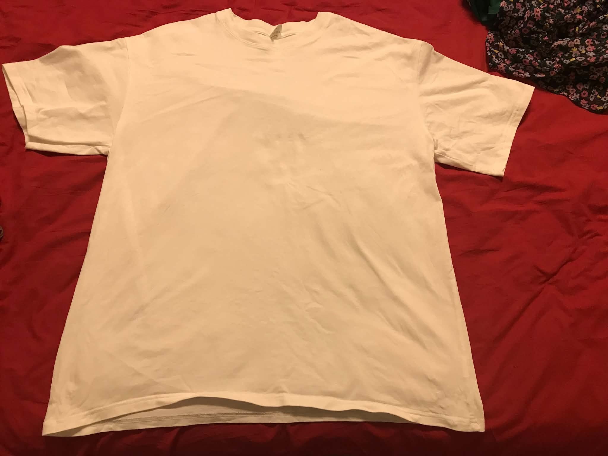 Белая футболка 2XL
