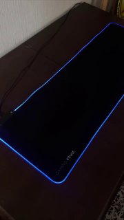 RGB LED коврик для компьютерного стола 30x93 см
