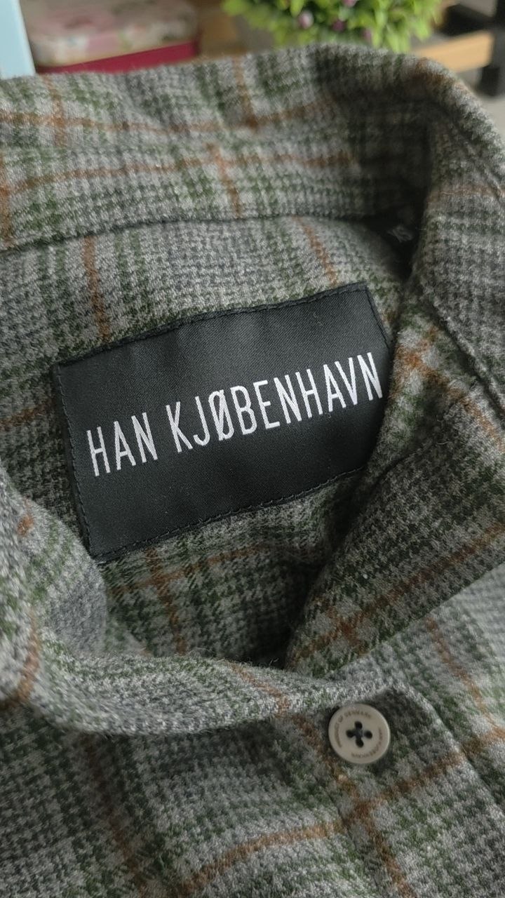 Шерстяная рубашка Han Kjøbenhavn, XS (оверсайз M-L)