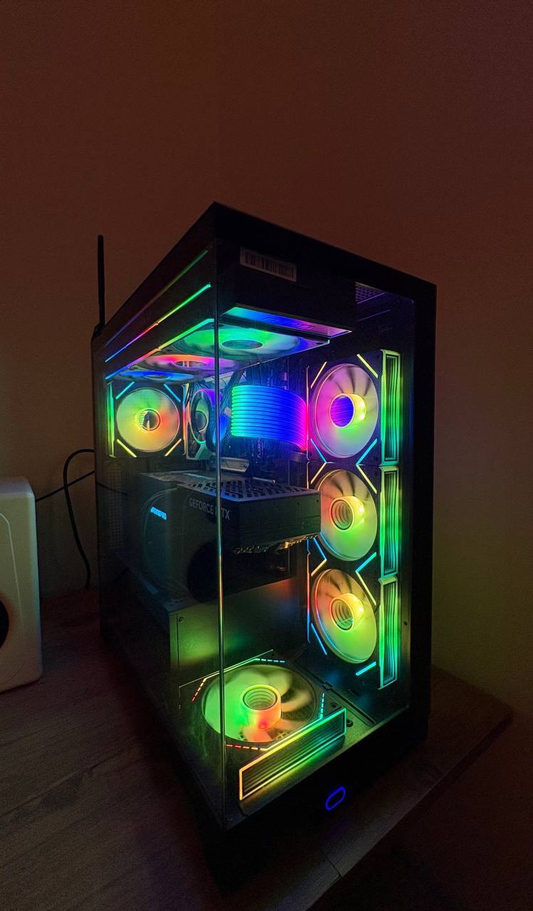 Игровой ПК: i9-14900KF, Palit RTX 5080 16 ГБ, ASUS Z790-A WIFI, 64 ГБ DDR5, 2×1 