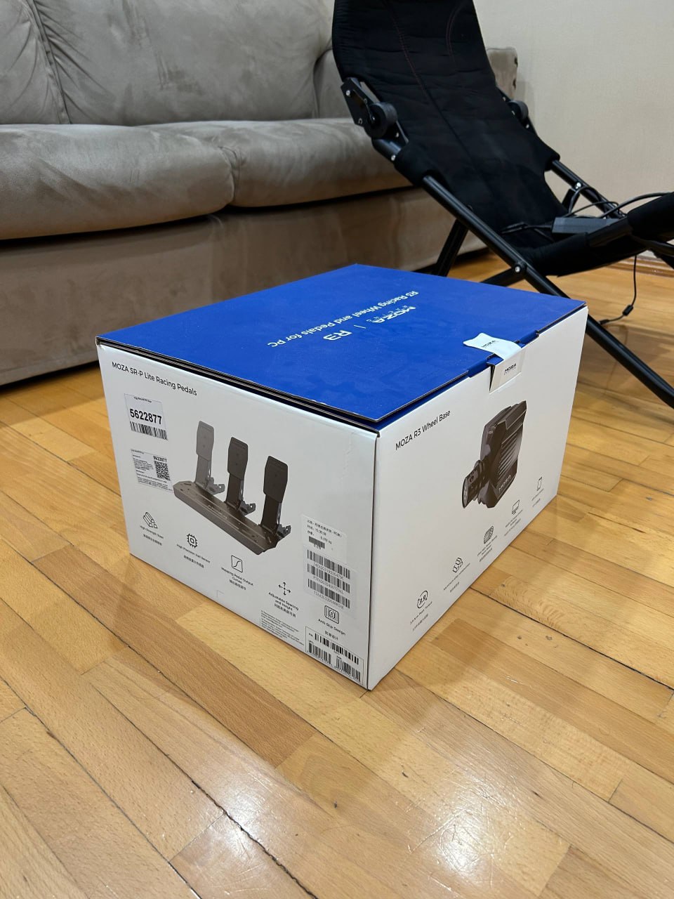 Комплект Moza R3 Racing S3 Bundle + кокпит-гамак Game Seat
