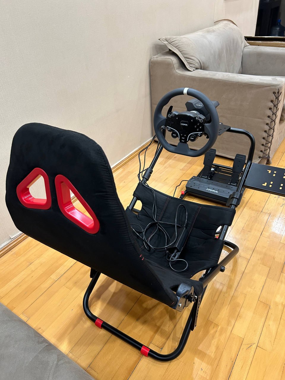 Комплект Moza R3 Racing S3 Bundle + кокпит-гамак Game Seat