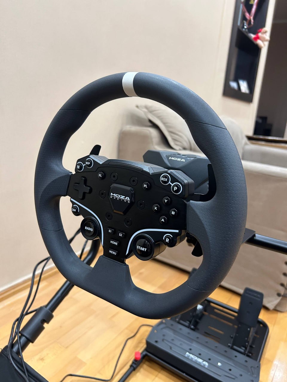 Комплект Moza R3 Racing S3 Bundle + кокпит-гамак Game Seat