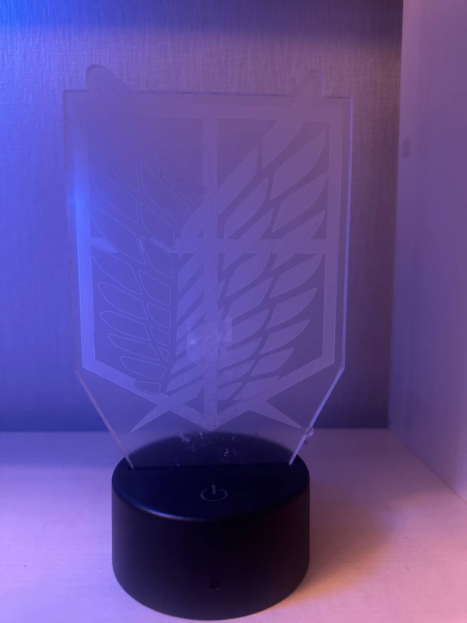 3D LED светильник Attack on Titan
