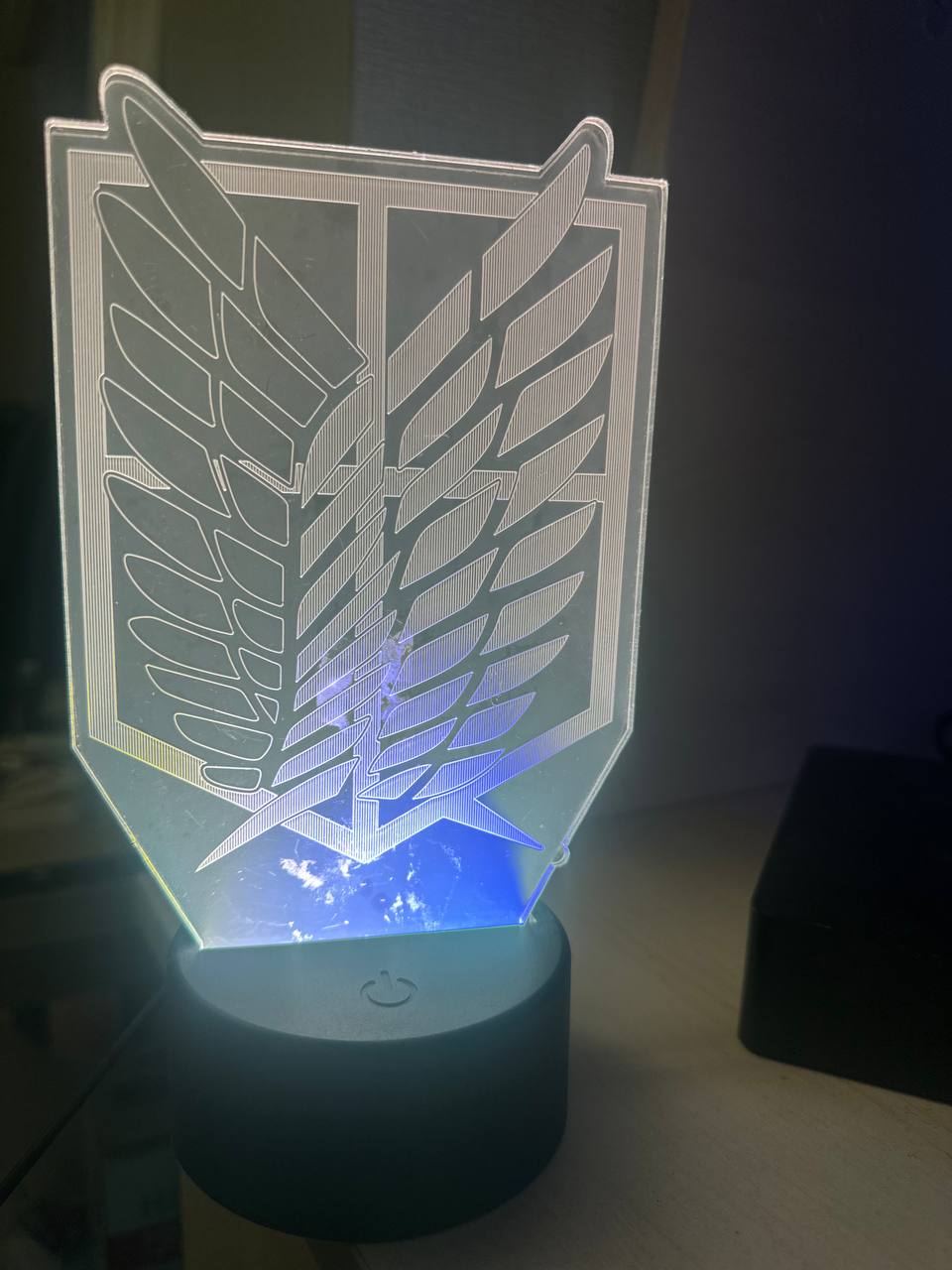 3D LED светильник Attack on Titan