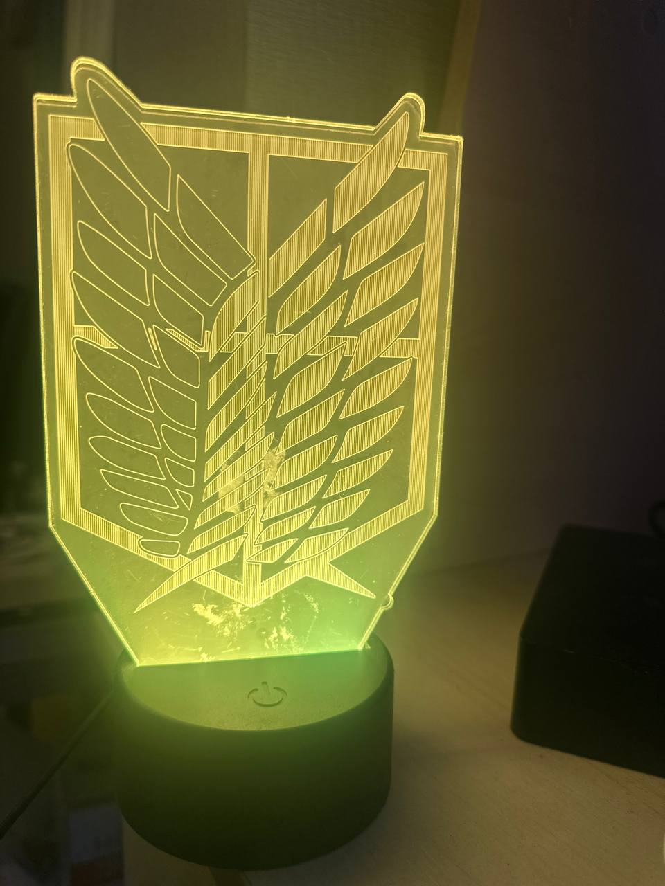 3D LED светильник Attack on Titan