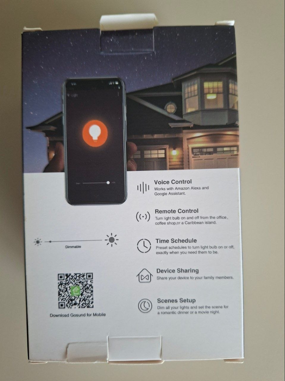Умная светодиодная лампа NiteBird (Smart LED Bulb)