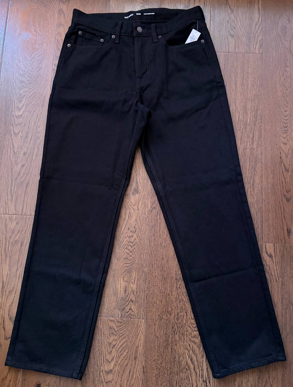 Мужские черные джинсы Old Navy Structured Loose 32/32