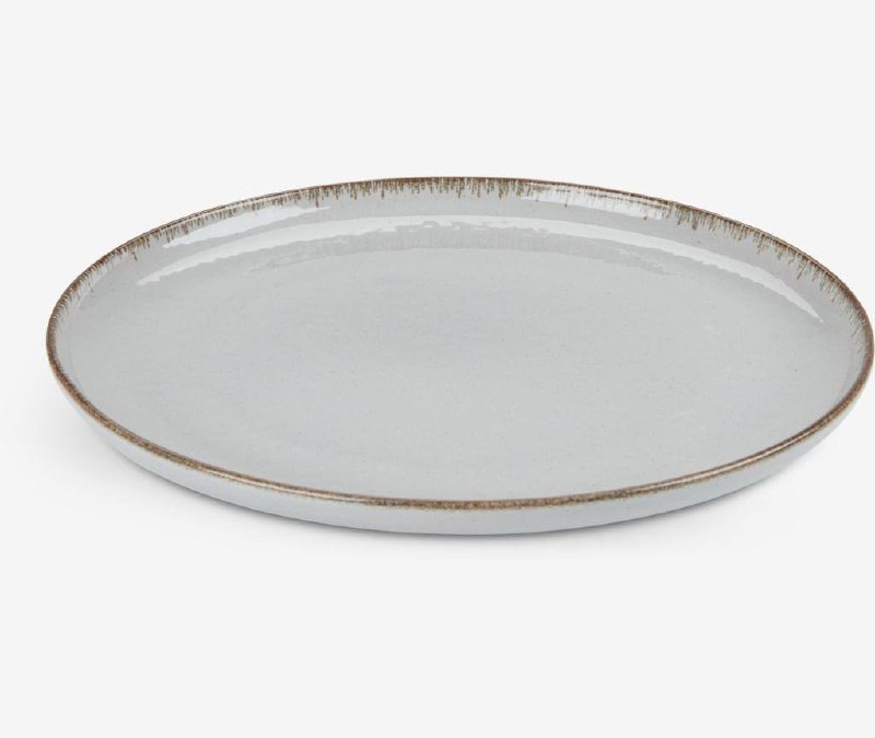 Тарелка FERDUS JYSK Ø27 см, серая, stoneware