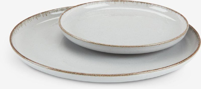 Тарелка FERDUS JYSK Ø27 см, серая, stoneware