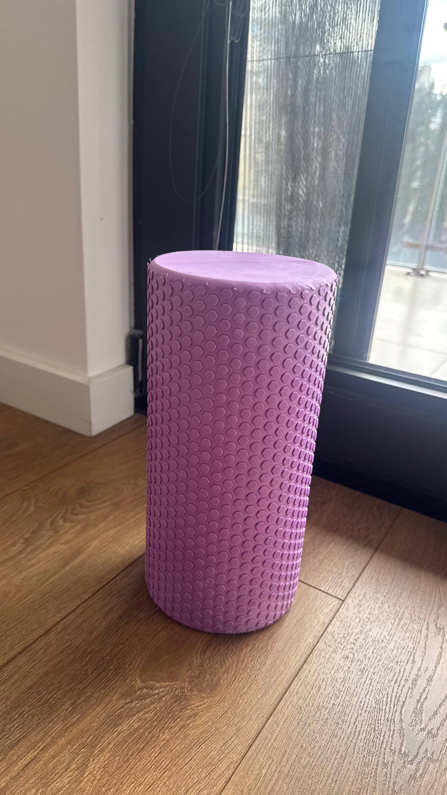 Массажный ролик МФР (foam roller) фиолетовый