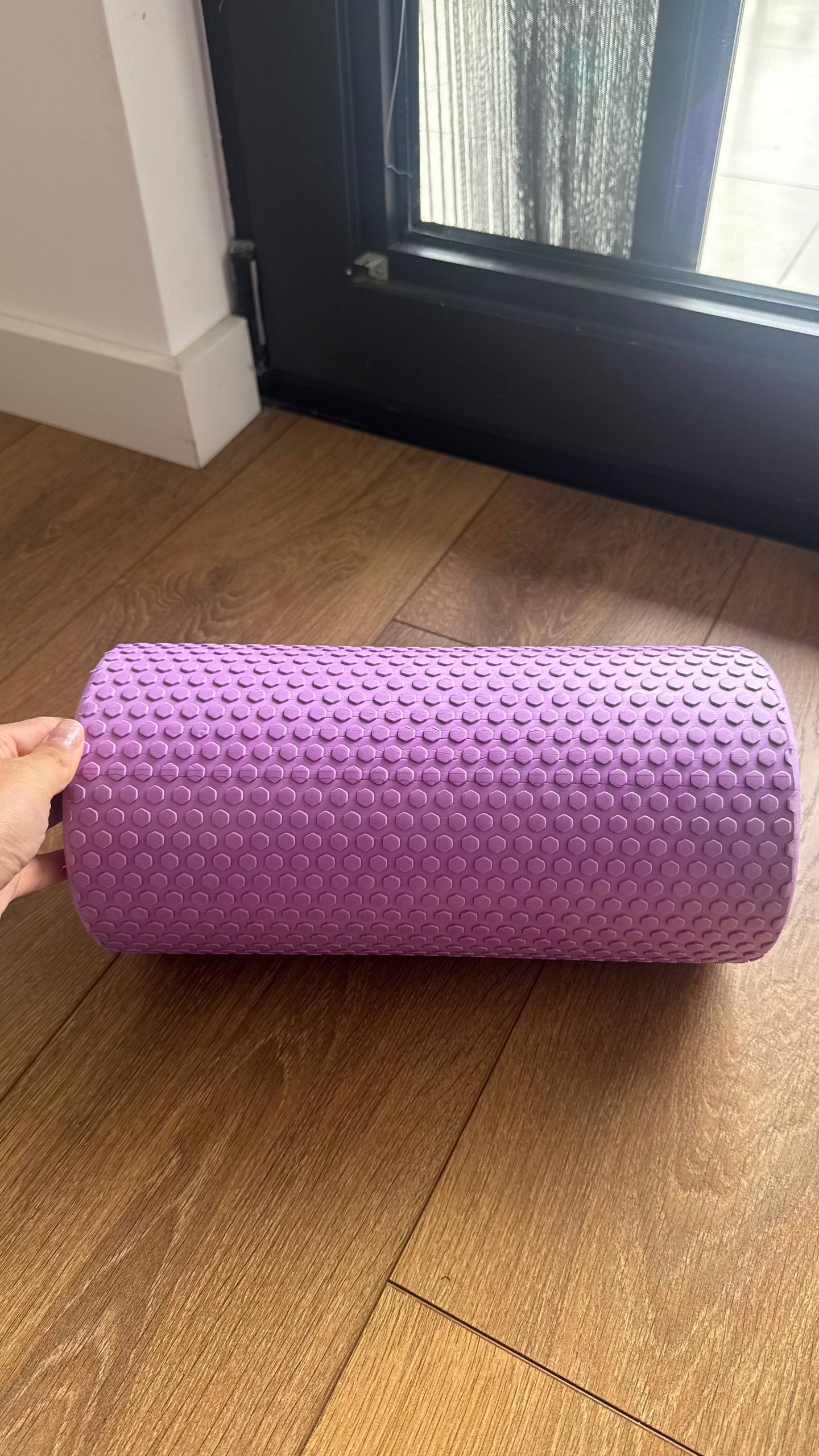 Массажный ролик МФР (foam roller) фиолетовый