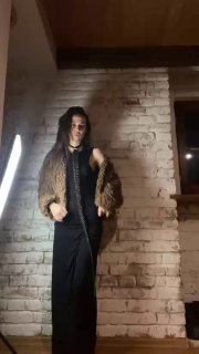 Куртка Bershka из эко меха, укороченная, S