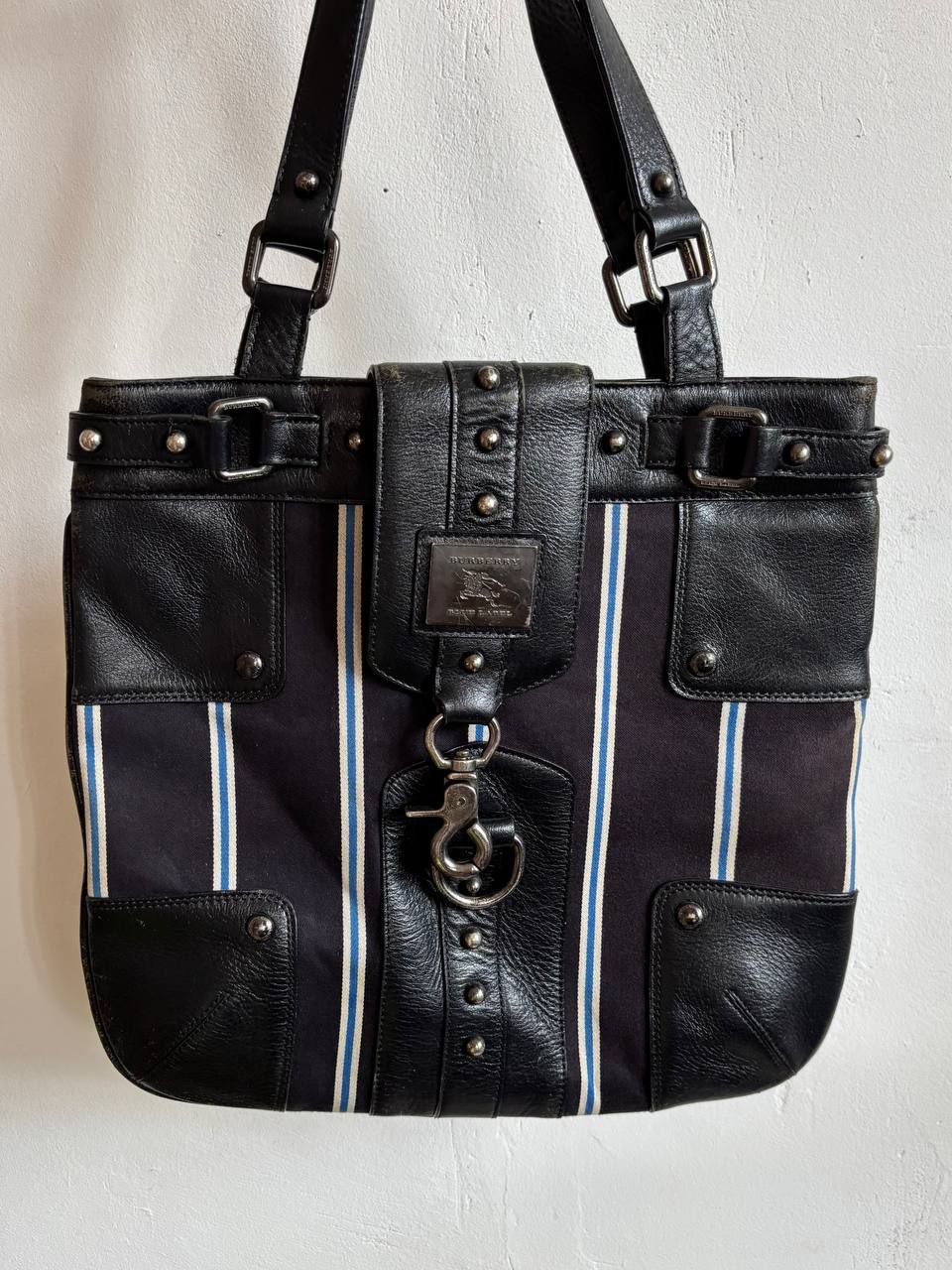 Vintage кожаная сумка Burberry Blue Label