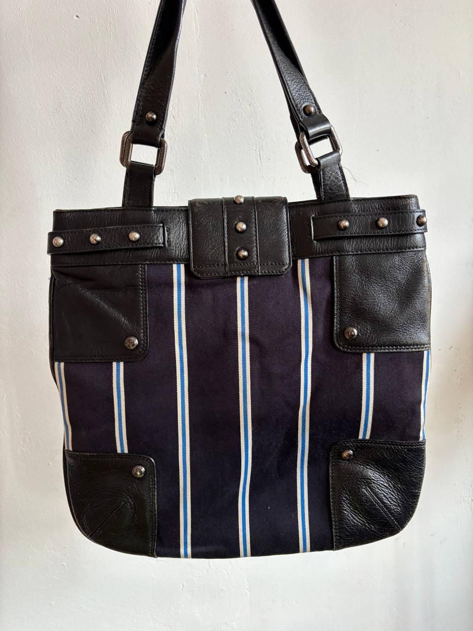 Vintage кожаная сумка Burberry Blue Label
