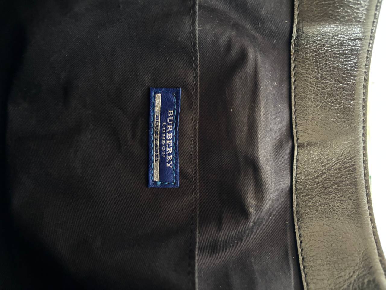 Vintage кожаная сумка Burberry Blue Label