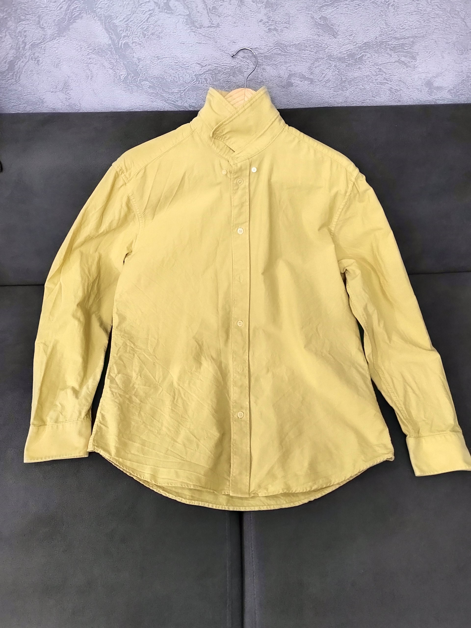 Рубашка Esprit жёлтая regular, размер L