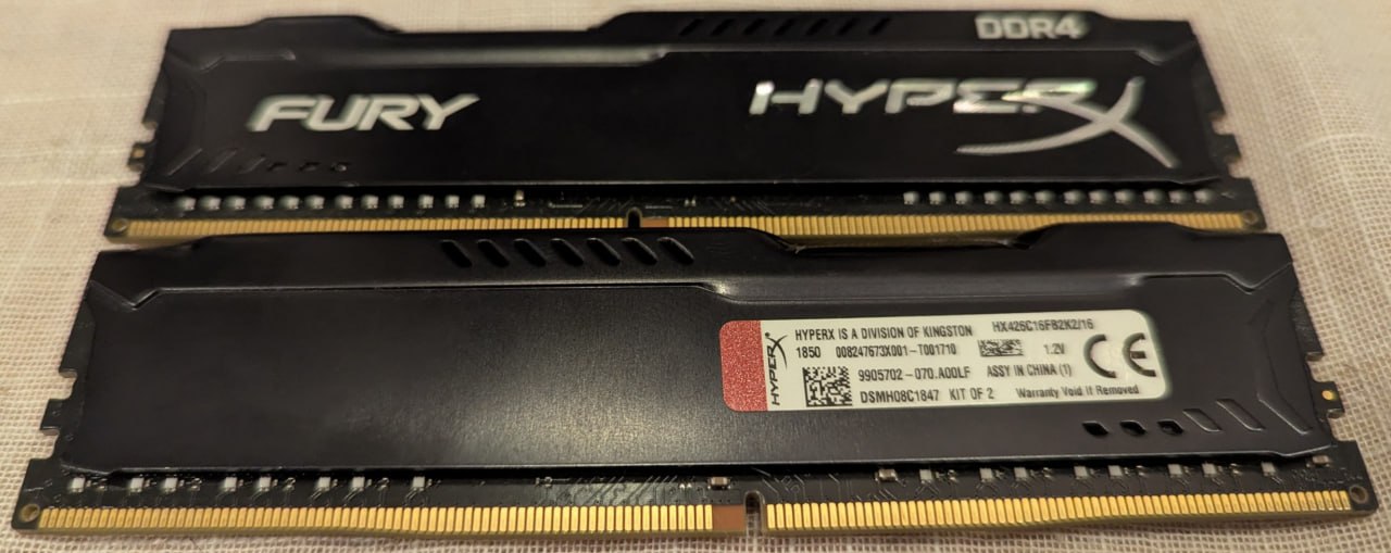 Kingston HyperX Fury 16GB (2×8GB) DDR4-2666 CL16