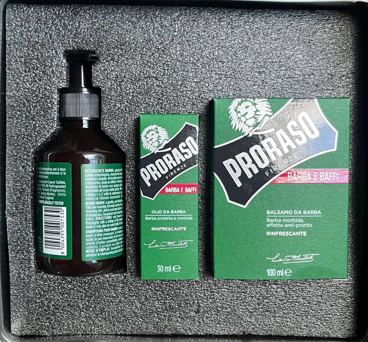 Подарочный набор для бороды Proraso Cypress & Vetyver (Trio Pack)