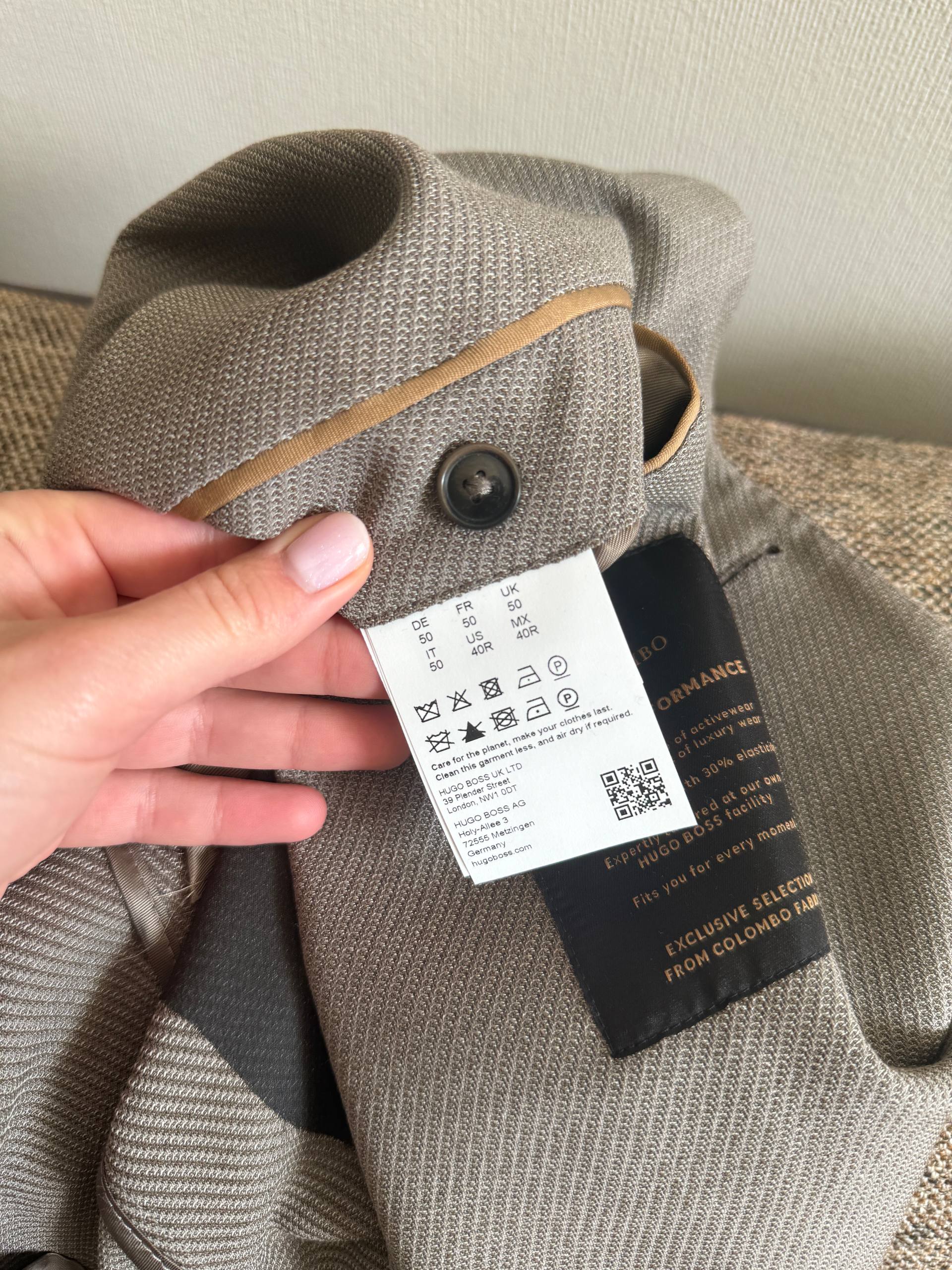 Пиджак Hugo Boss Colombo Luxury Performance, EU 50