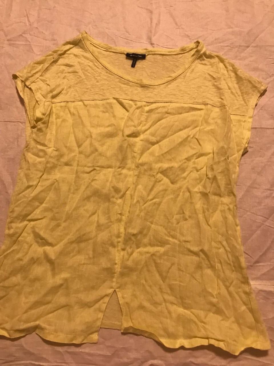 Жёлтая блузка Massimo Dutti, размер M/L