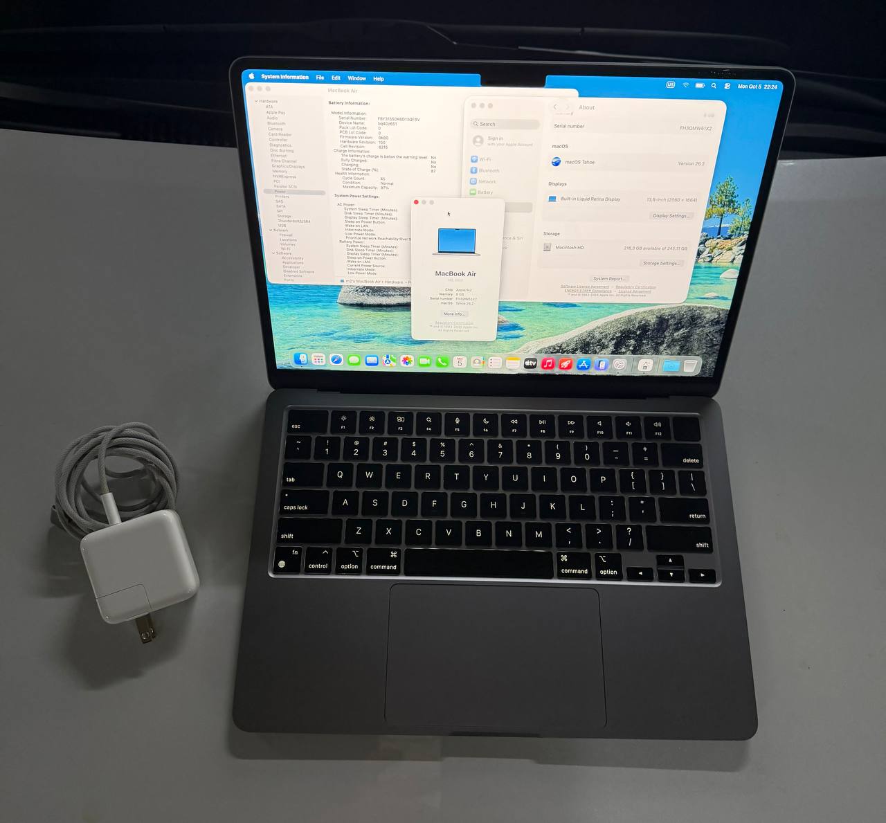 MacBook Air 13.6" (2022) M2 8/256 ГБ