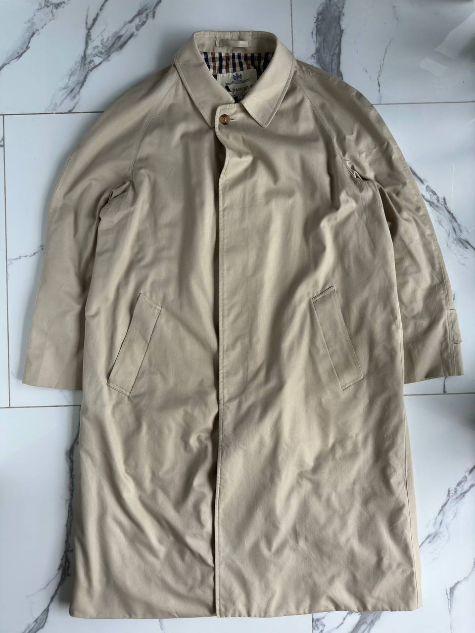 Винтажный тренч Aquascutum, размер M-L (муж) / L-XL (жен)