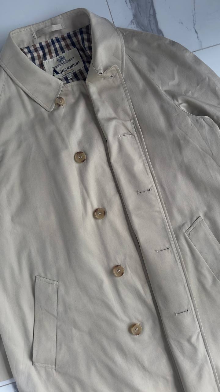 Винтажный тренч Aquascutum, размер M-L (муж) / L-XL (жен)
