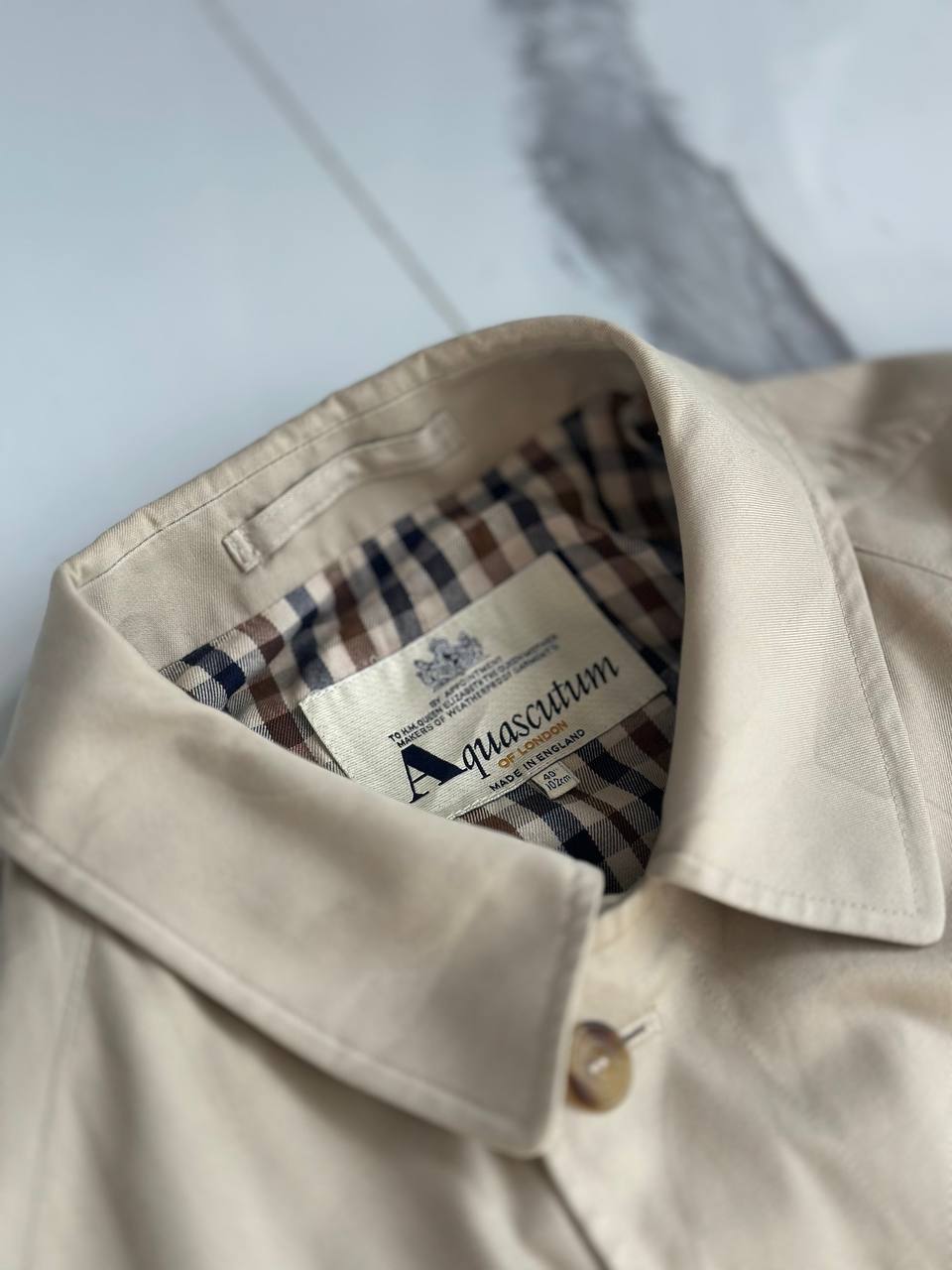 Винтажный тренч Aquascutum, размер M-L (муж) / L-XL (жен)
