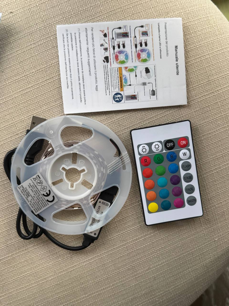 Светодиодная RGB LED лента 3 метра с пультом ДУ